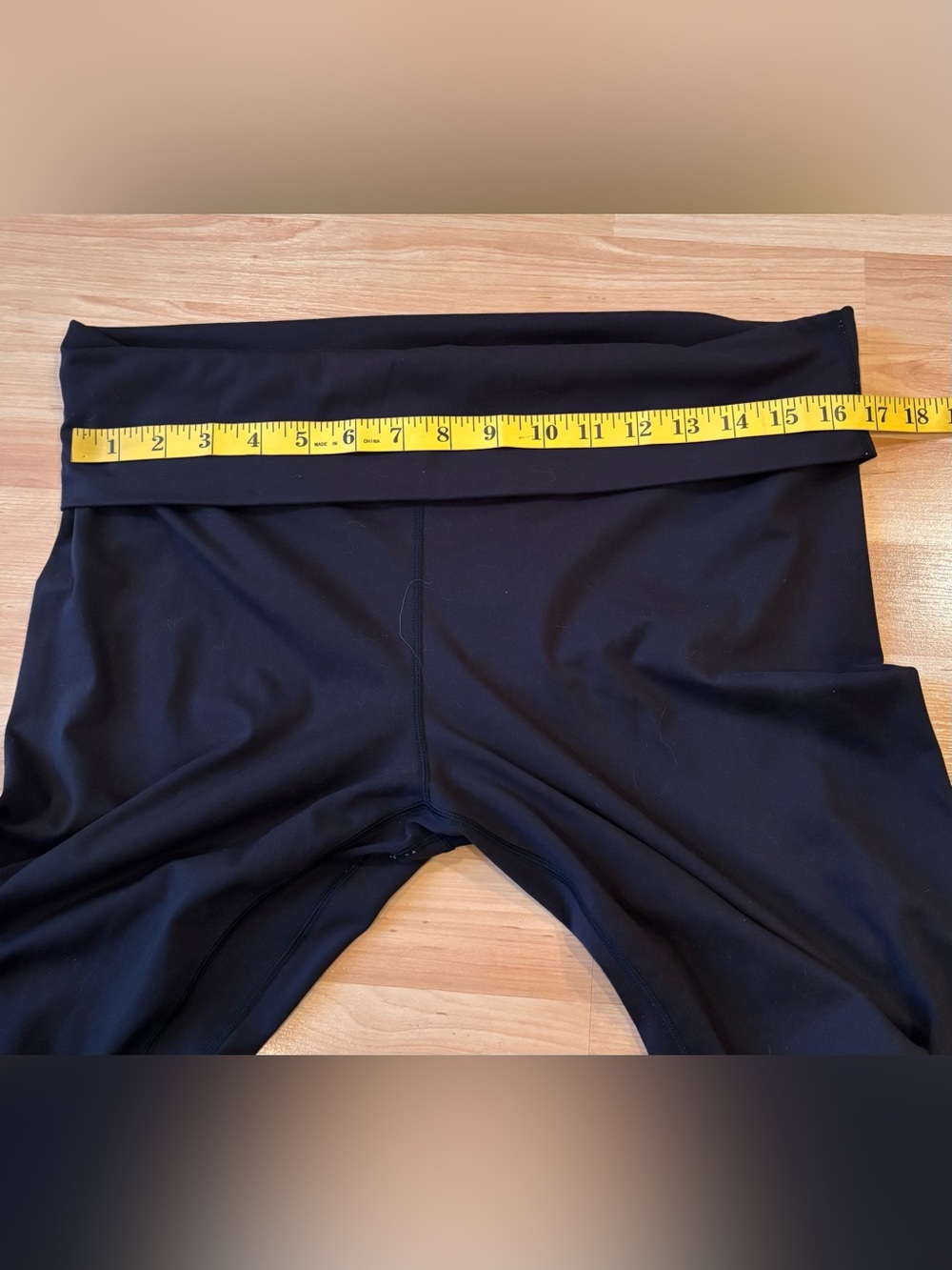 PAC 1980 PacSun Black Flare Fold-Over Waist Pants - Picture 5 of 6